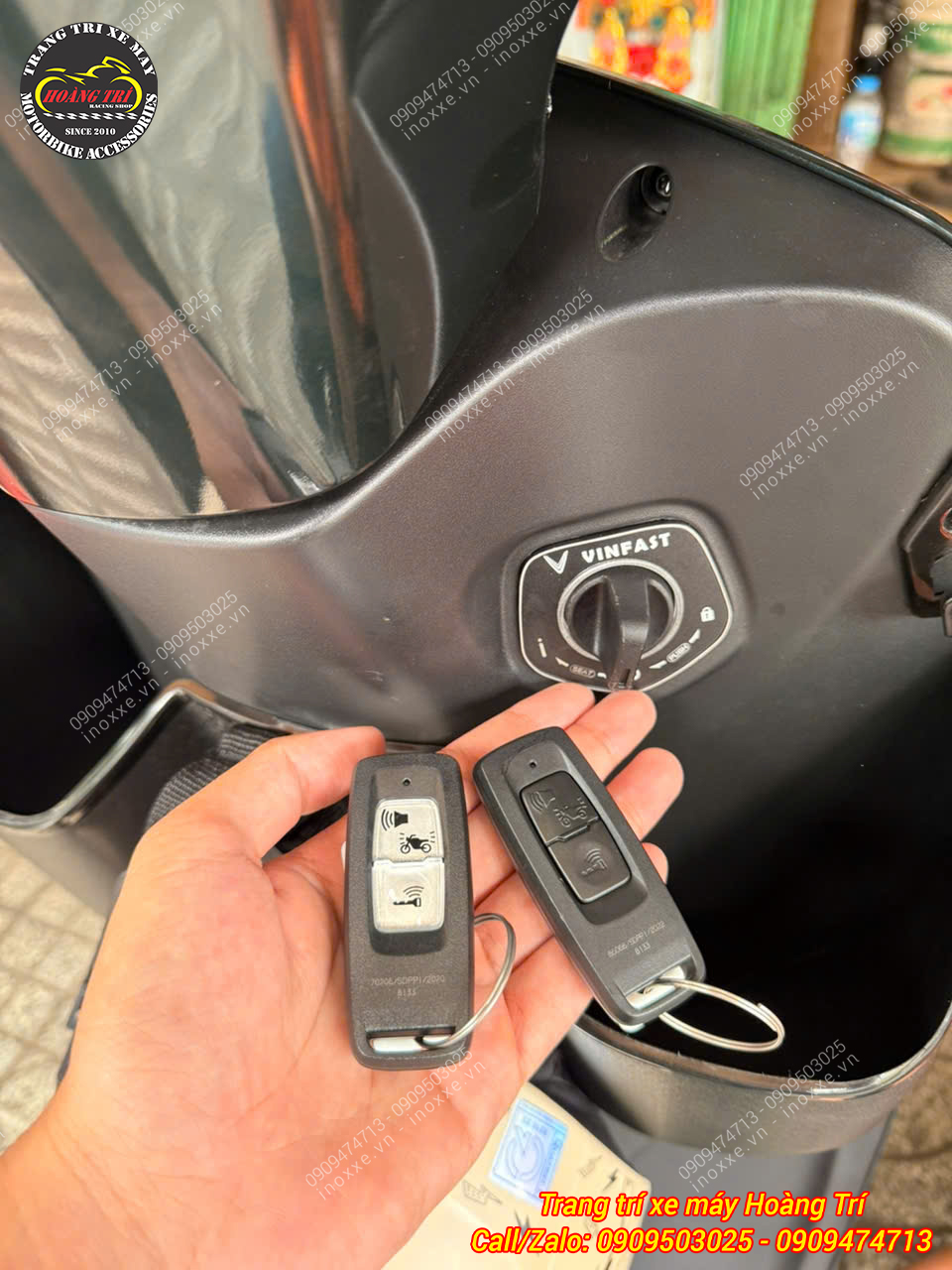 Bộ khóa Smartkey Honda lắp chuẩn cho xe máy điện Vinfast