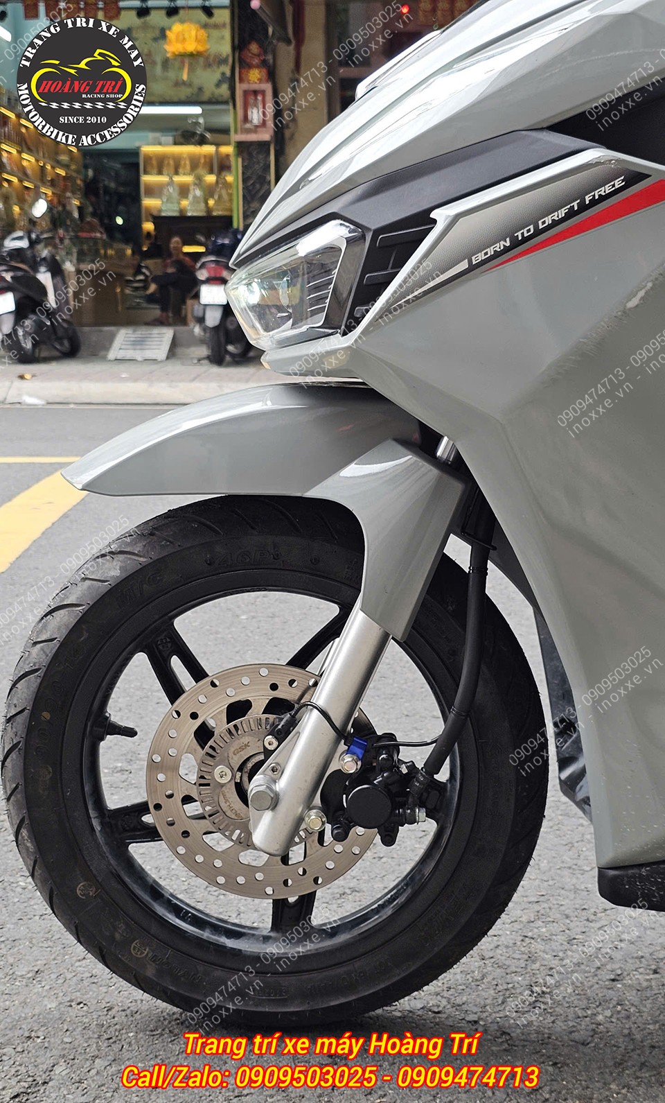 Độ phanh ABS cho xe máy điện Vinfast Viper
