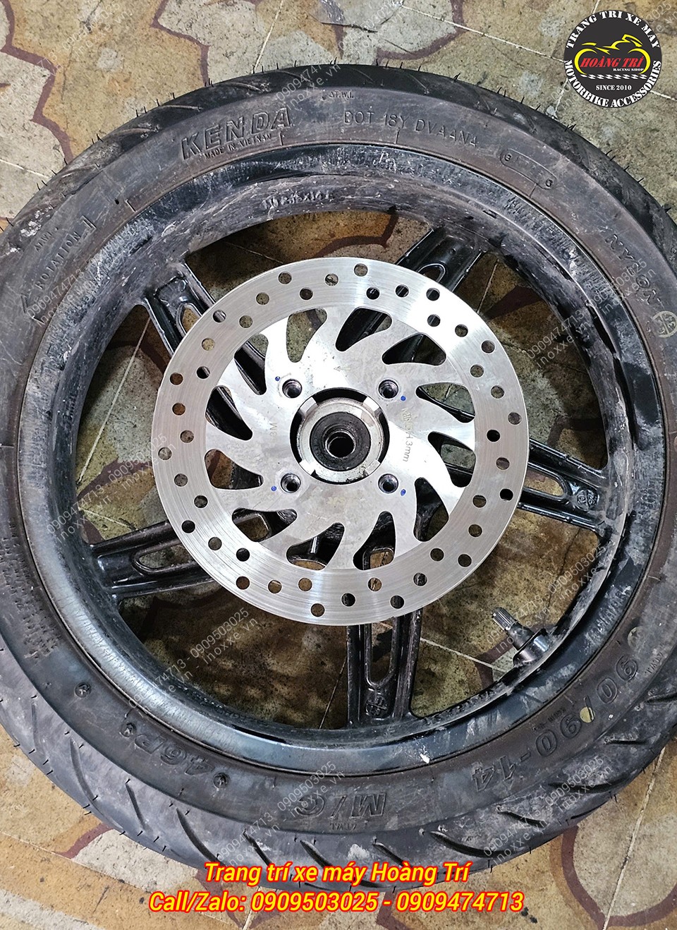 Độ phanh ABS cho xe máy điện Vinfast Viper