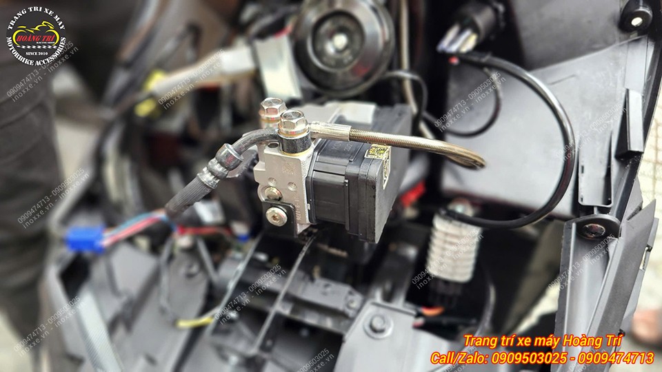 Độ phanh ABS cho xe máy điện Vinfast Viper