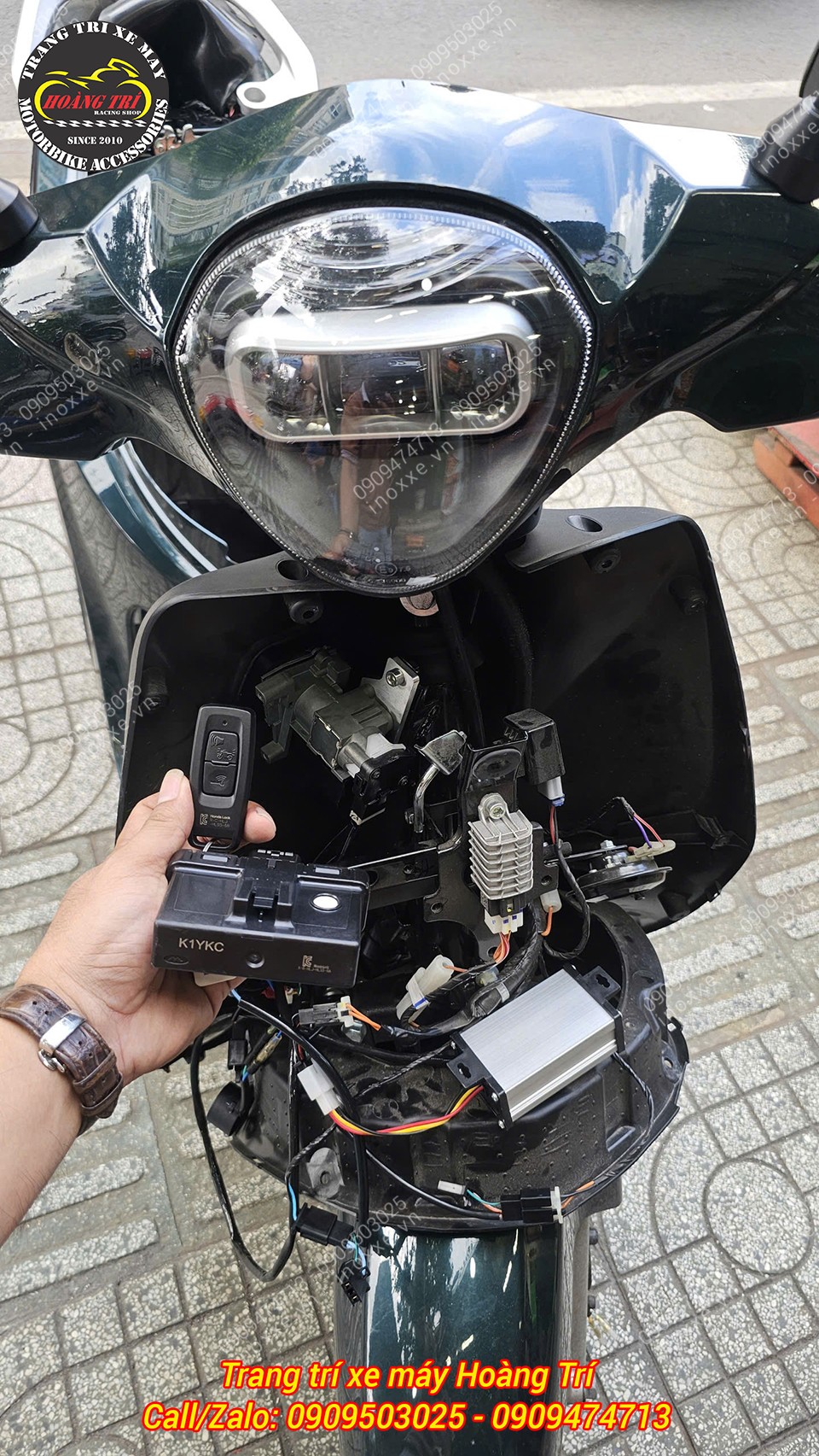 Bộ khóa Smartkey Honda lắp chuẩn cho xe máy điện Vinfast