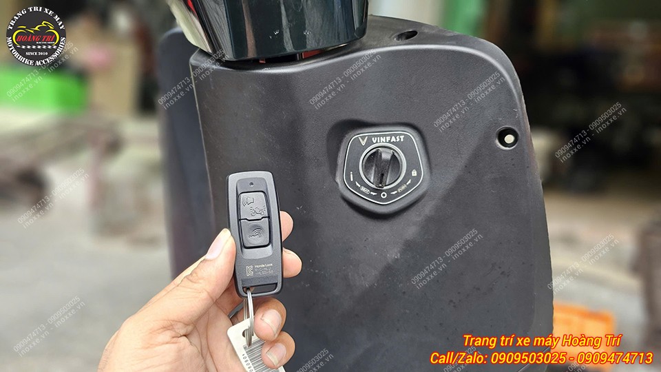 Bộ khóa Smartkey Honda lắp chuẩn cho xe máy điện Vinfast