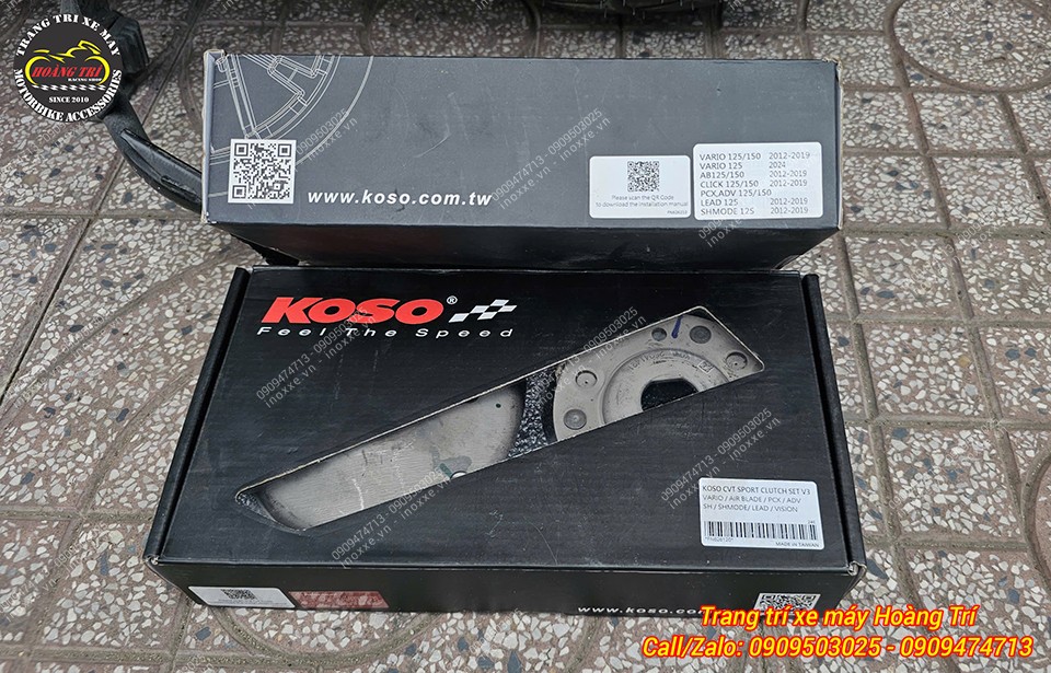 Bộ nồi Koso chính hãng dành cho ADV 150/ADV 160