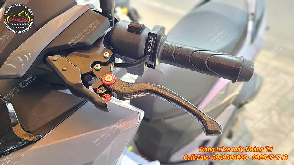 Tay thắng CRG Carbon Vario 2018/Airblade 125/Vario 160 CBS