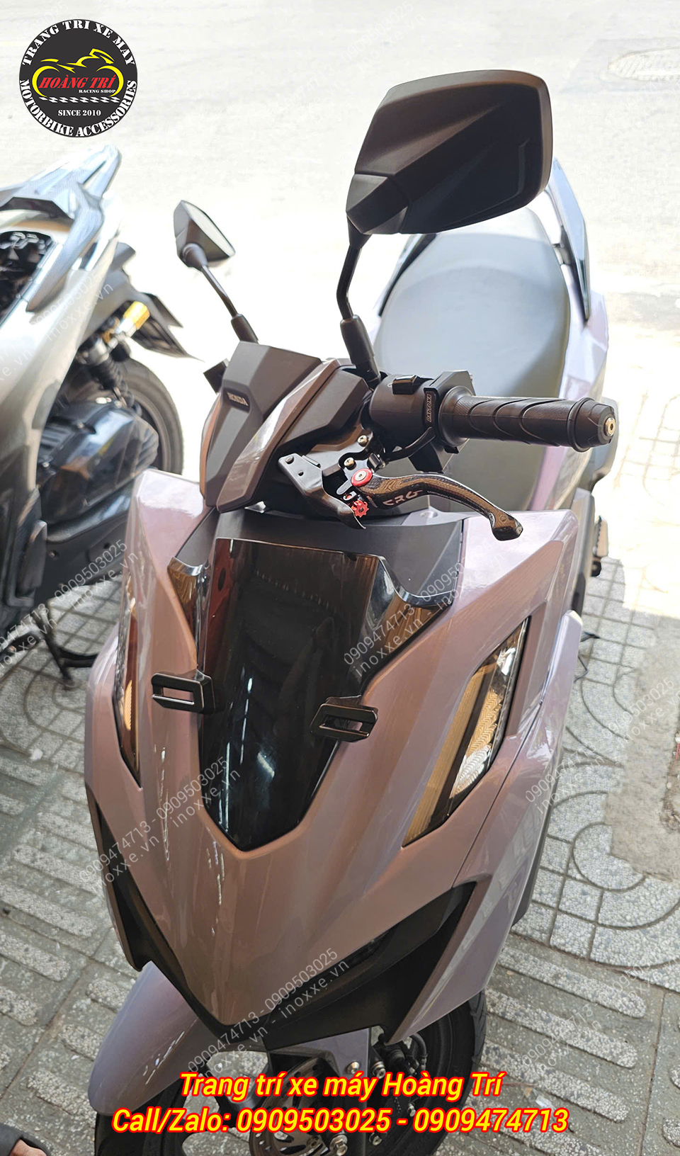 Tay thắng CRG Carbon Vario 2018/Airblade 125/Vario 160 CBS