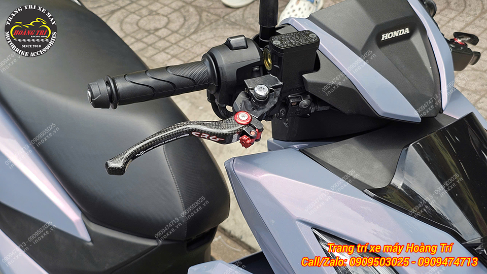 Tay thắng CRG Carbon Vario 2018/Airblade 125/Vario 160 CBS