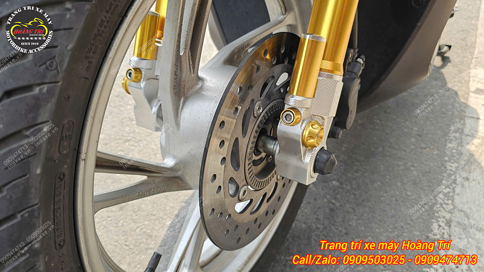 Phuộc trước PNP Sh 125-150-160 chân phuộc nhôm CNC