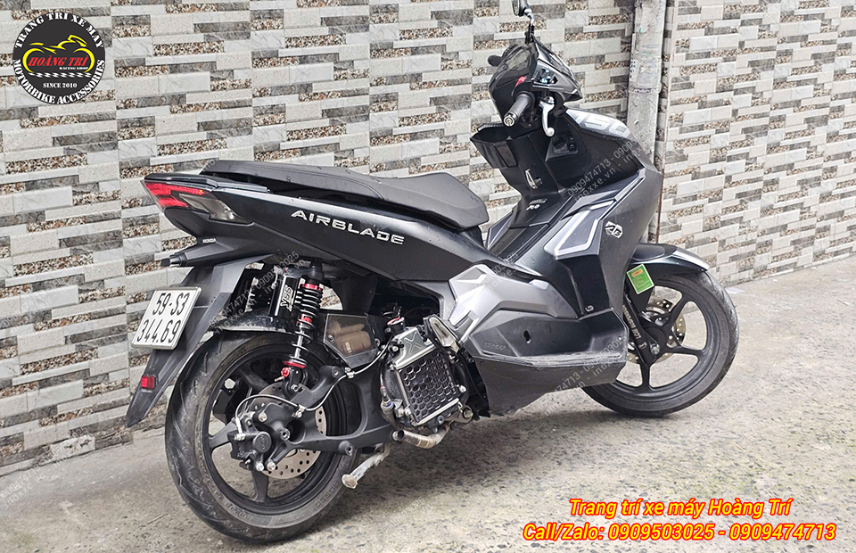 Độ phanh đĩa sau Airblade 125 / 150 đời 2013 - 2021 sử dụng gấp PCX 160