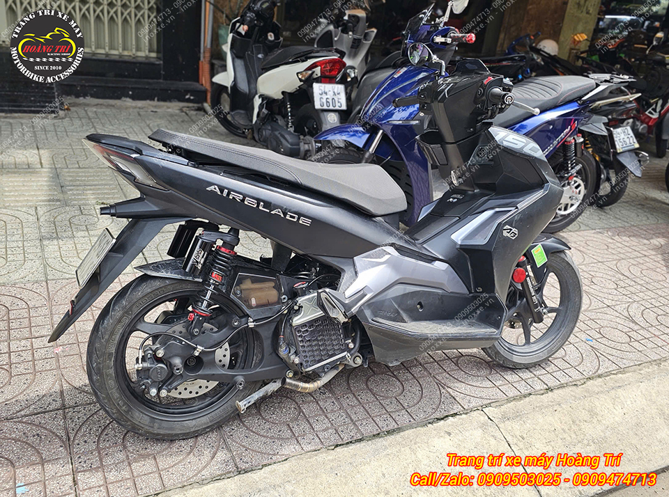 Độ phanh đĩa sau Airblade 125 / 150 đời 2013 - 2021 sử dụng gấp PCX 160