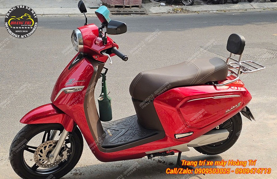 Baga sau có nệm lắp chuẩn cho xe máy điện Klara S kiểu Vespa