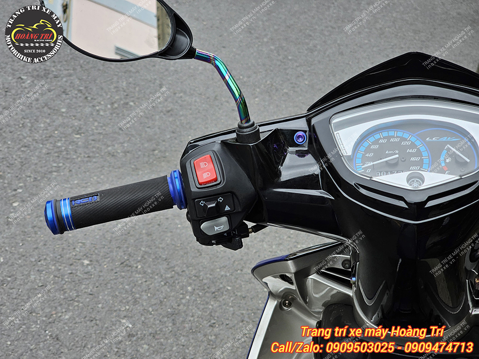 Bộ cùm công tắc Exciter 2010 độ cho Yamaha NVX, Mio M3