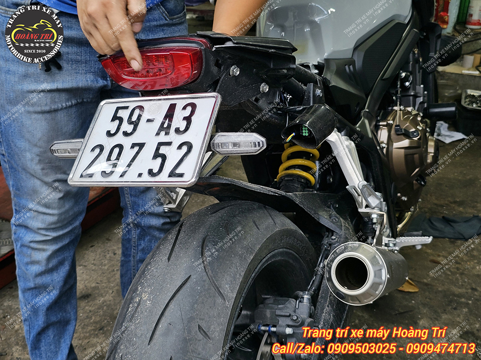 Pát biển số CB650