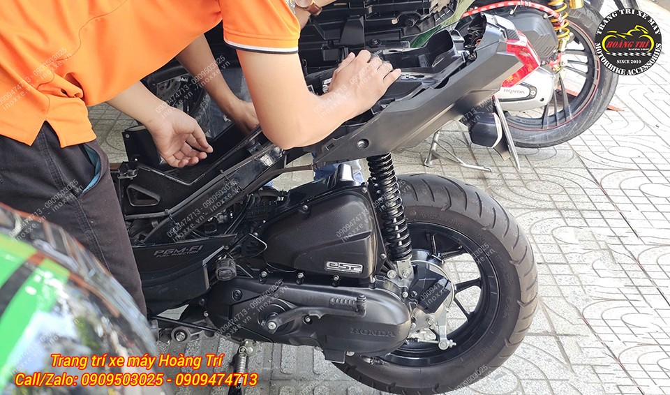 Phuộc Ohlins HO811 chính hãng lắp cho xe Zoomer X