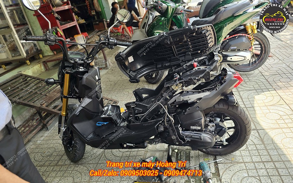 Phuộc Ohlins HO811 chính hãng lắp cho xe Zoomer X