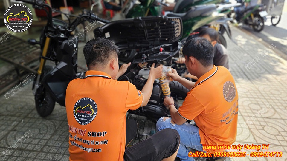 Phuộc Ohlins HO811 chính hãng lắp cho xe Zoomer X