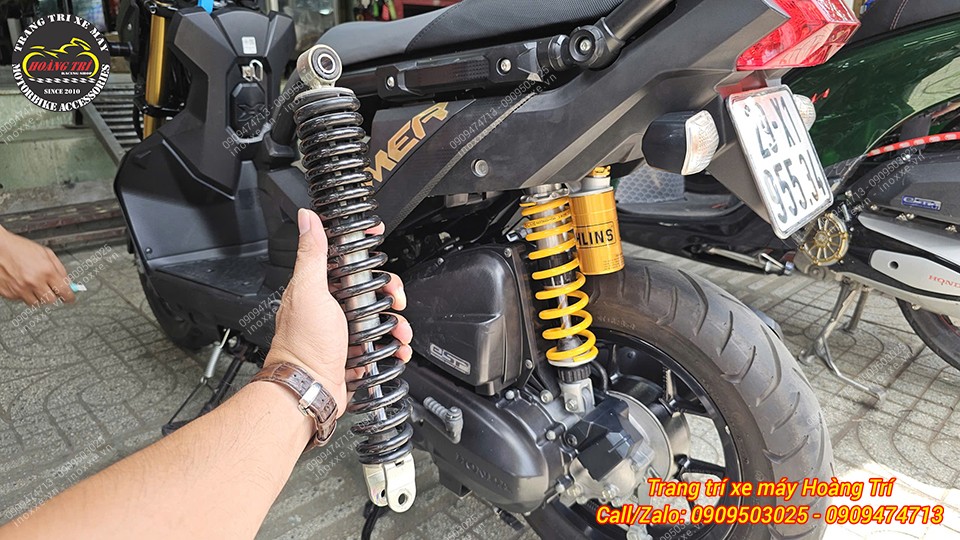 Phuộc Ohlins HO811 chính hãng lắp cho xe Zoomer X