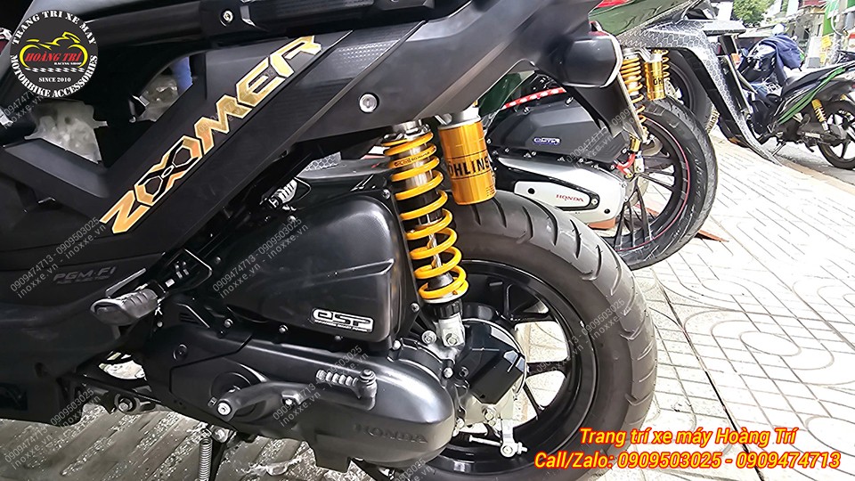 Phuộc Ohlins HO811 chính hãng lắp cho xe Zoomer X