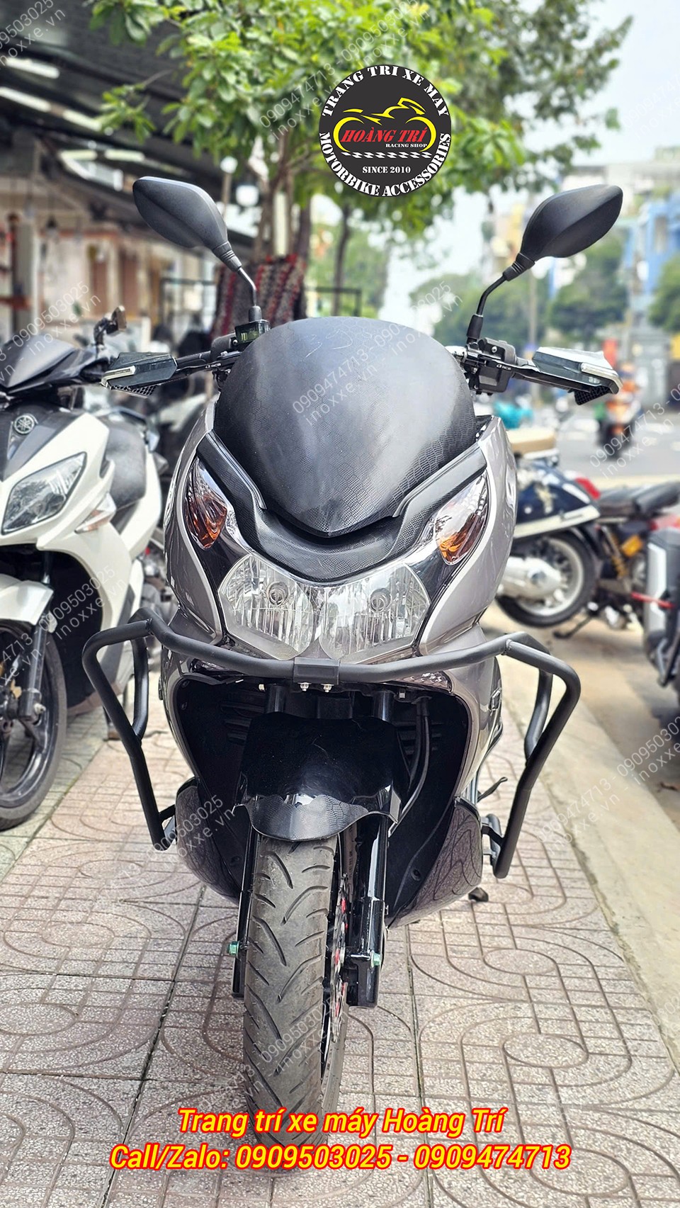 Khung chống đổ HTR độ cho xe PCX 2010 - 2012