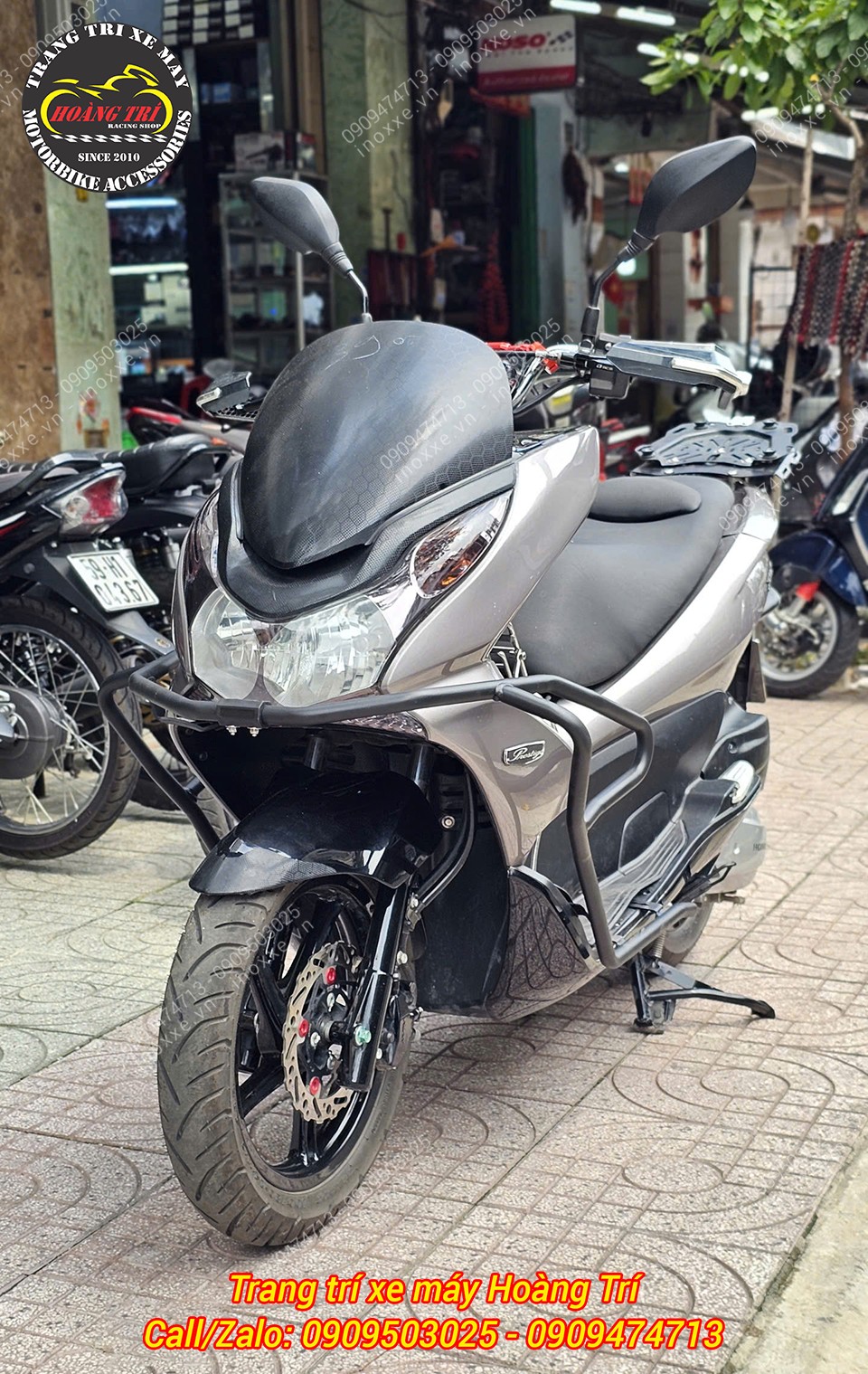 Khung chống đổ HTR độ cho xe PCX 2010 - 2012