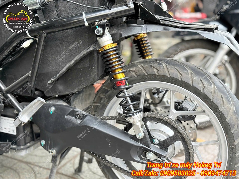 Phuộc sau YSS cho xe máy điện Quantum