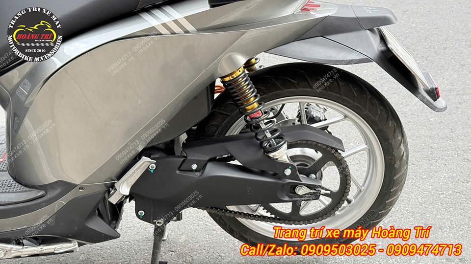 Phuộc sau YSS cho xe máy điện Quantum