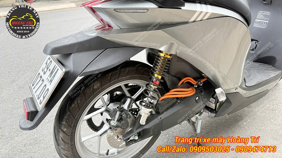 Phuộc sau YSS cho xe máy điện Quantum