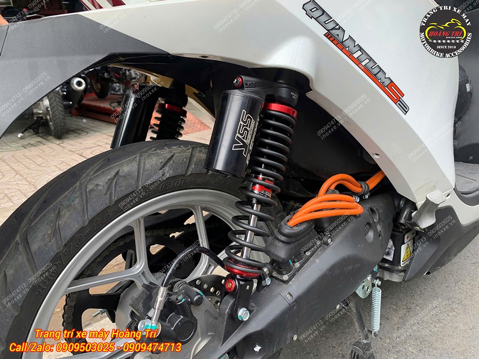 Phuộc sau YSS cho xe máy điện Quantum
