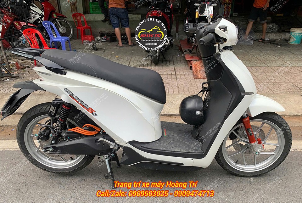 Phuộc sau YSS cho xe máy điện Quantum