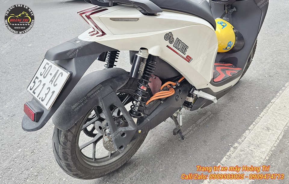 Phuộc sau YSS cho xe máy điện Quantum