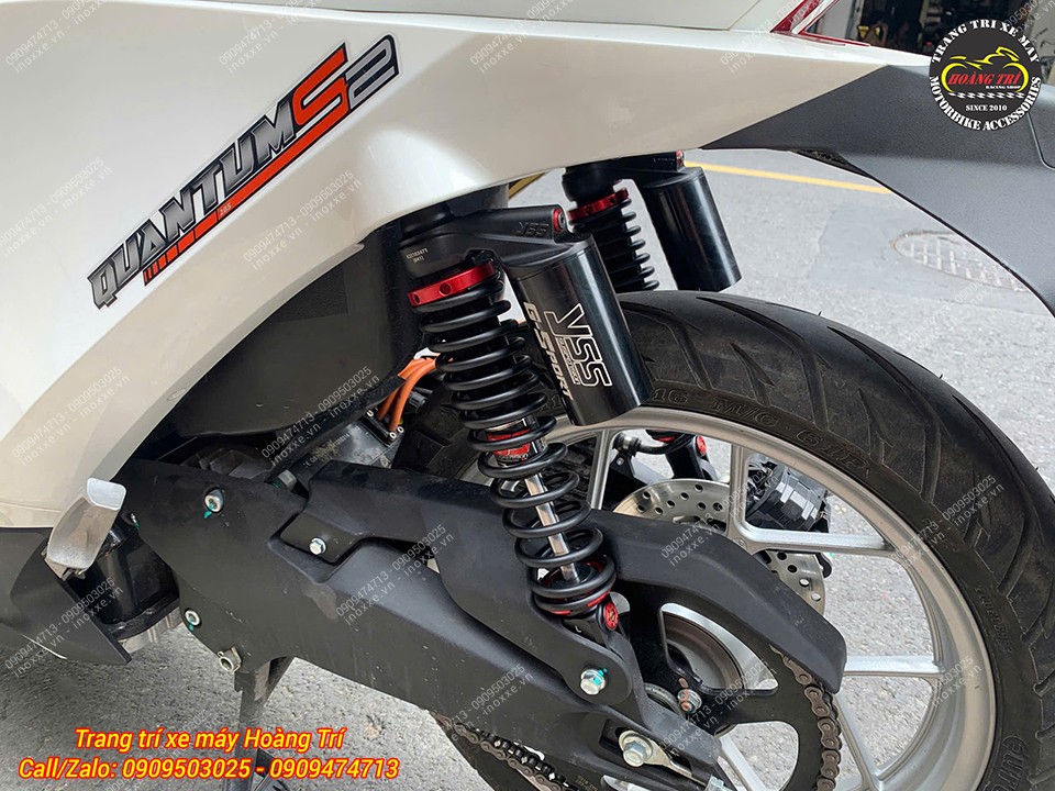Phuộc sau YSS cho xe máy điện Quantum
