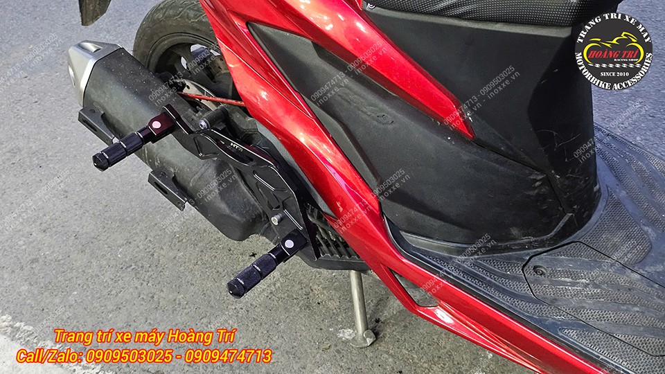 Gác chân phụ HTR độ cho xe Vario