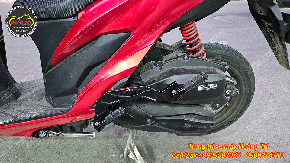 Gác chân phụ HTR độ cho xe Vario