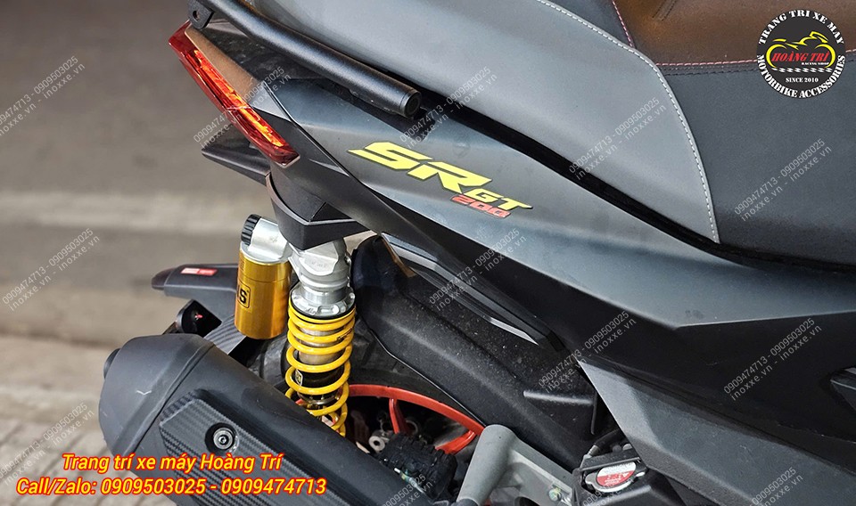 Phuộc Ohlins AP 243 chính hãng lắp cho xe Aprilia SR GT 200