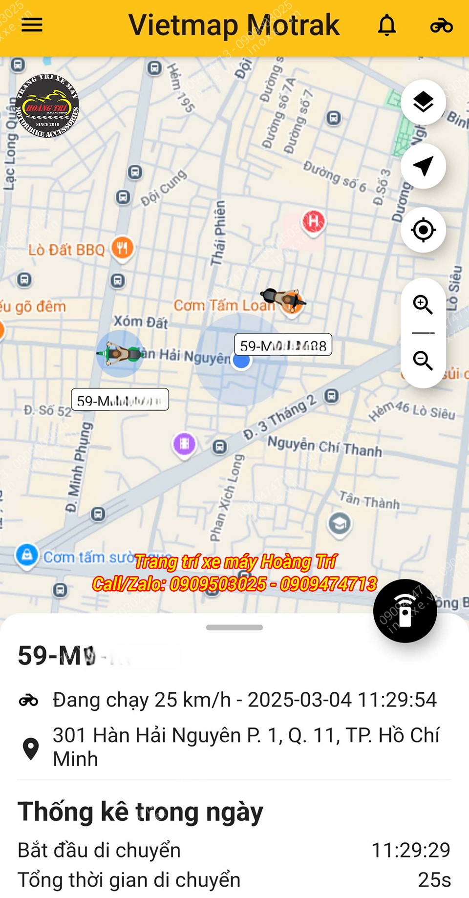 Thiết bị định vị xe máy MT4Gi