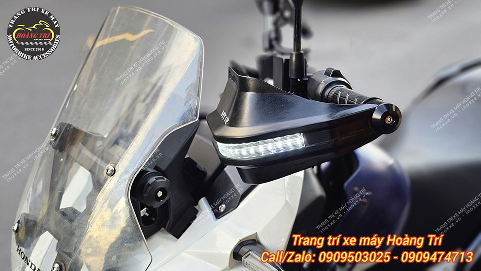 Bảo vệ tay lái MotoWolf chính hãng có đèn xi nhan