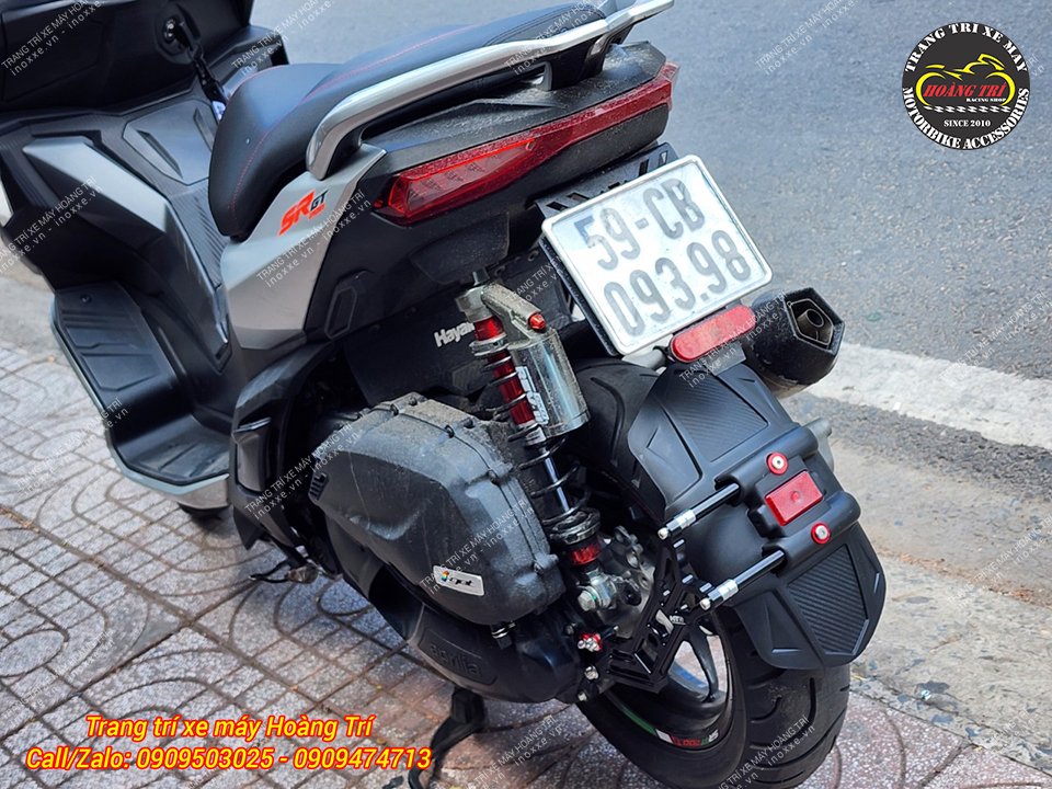 Chắn bùn HTR lắp cho xe Aprilia SR GT 200