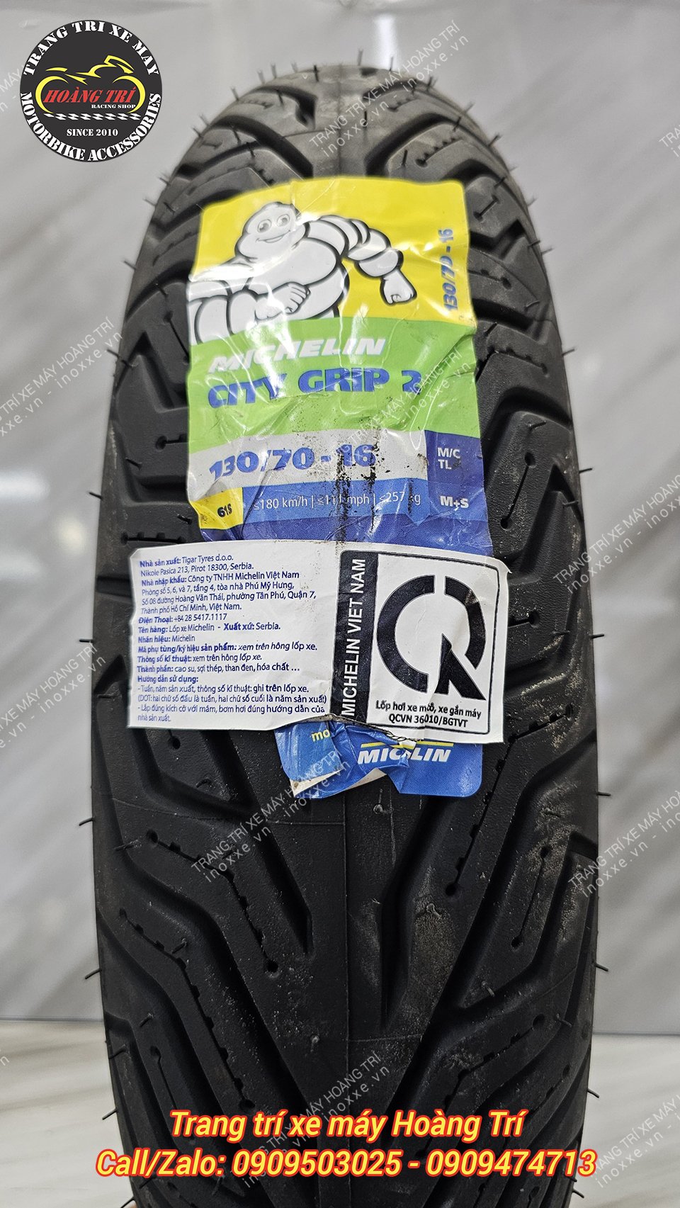 Vỏ Lốp sau Michelin 130/70-16 City Grip 2