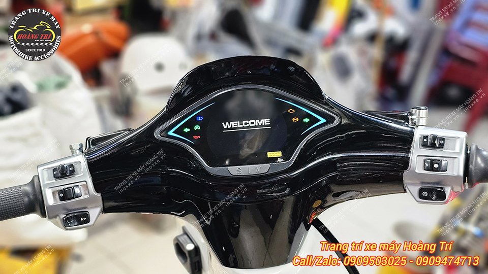 Cụm đồng hồ full LCD 2024 dành cho Vespa Sprint/Primavera