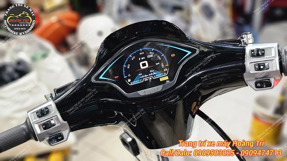 Cụm đồng hồ full LCD 2024 dành cho Vespa Sprint/Primavera