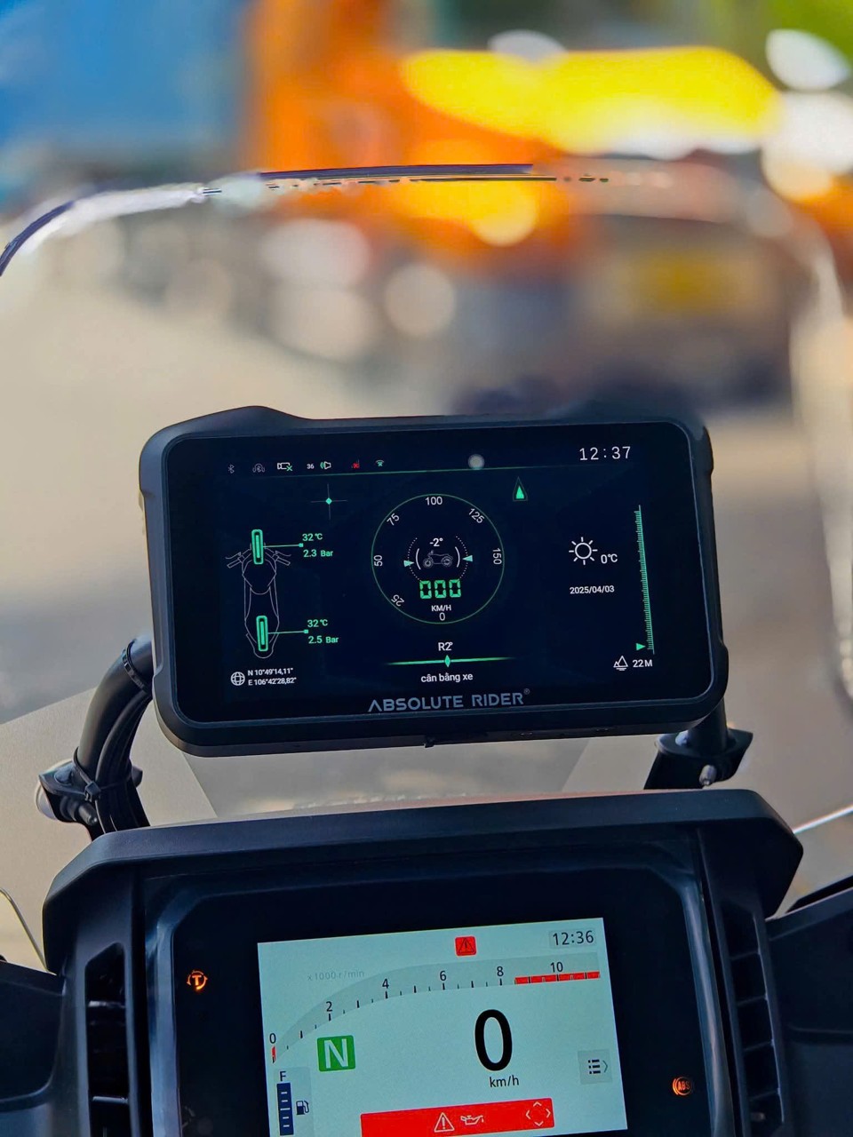 Màn hình Android ABSolute Rider A1 chính hãng