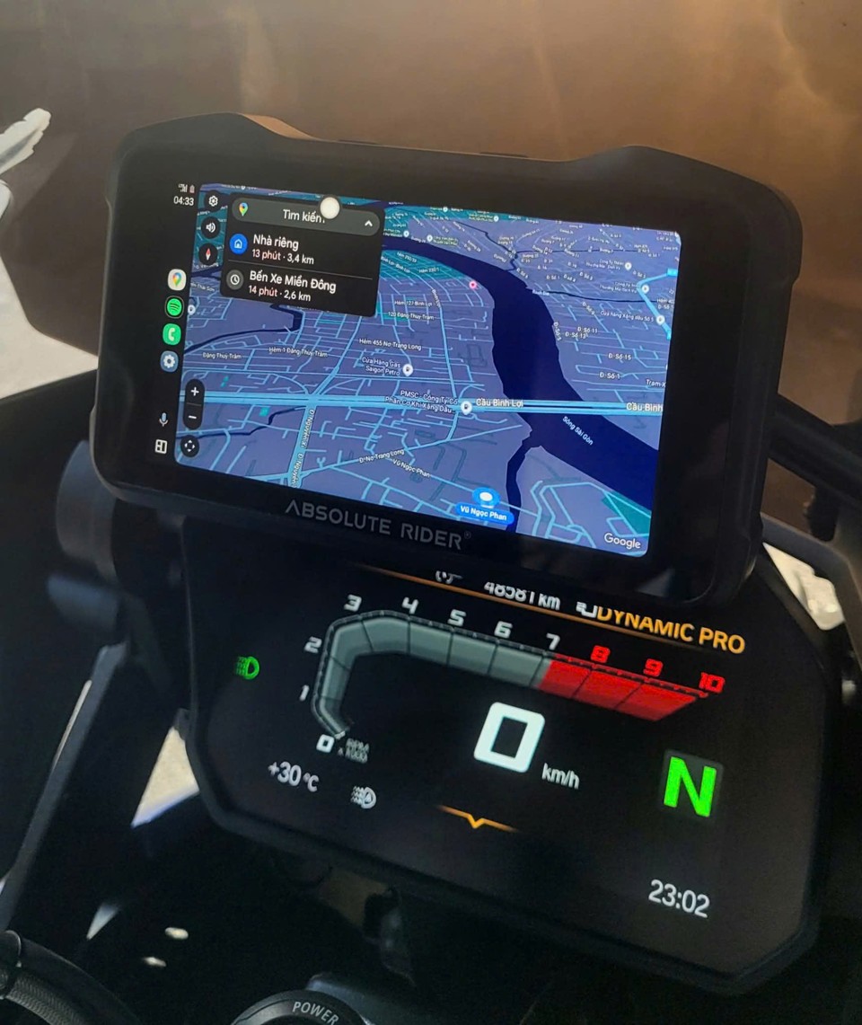 Màn hình Android ABSolute Rider A1 chính hãng