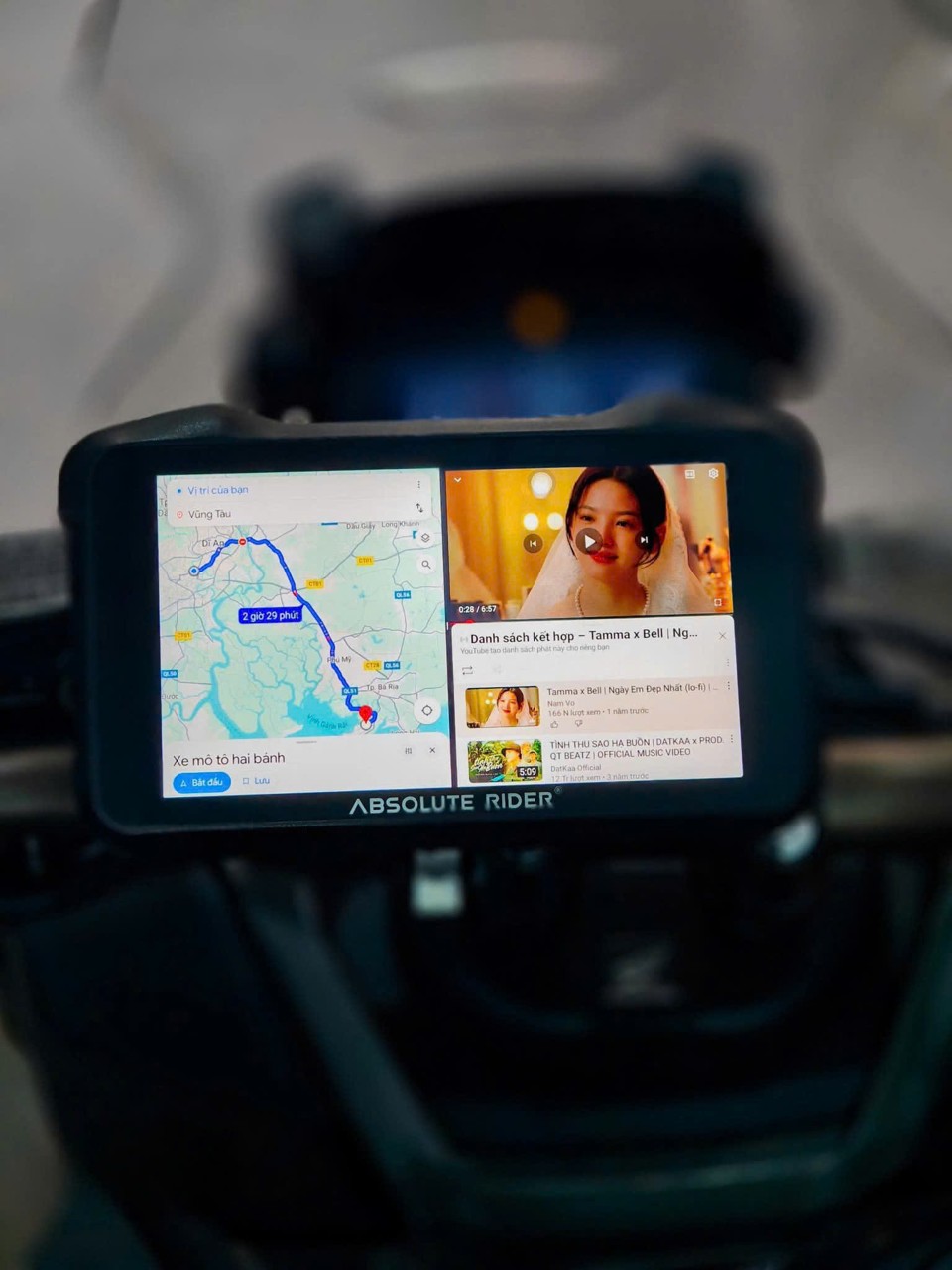 Màn hình Android ABSolute Rider A1 chính hãng