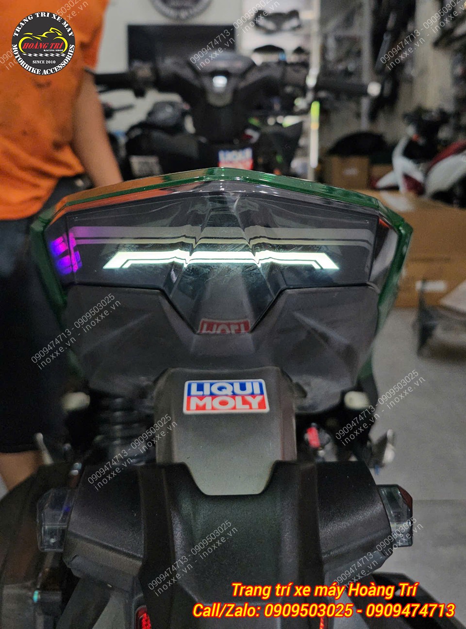 Cụm đèn hậu Audi Shark Power cho xe Vario 125/150 có chỉnh màu