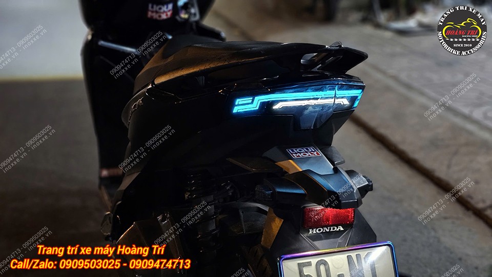 Cụm đèn hậu Audi Shark Power cho xe Vario 125/150 có chỉnh màu