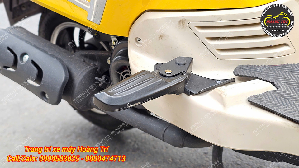 Gác chân sau cho xe Hyosung HSV-3 kiểu Vespa