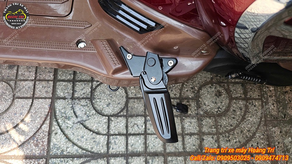Gác chân sau cho xe Hyosung HSV-3 kiểu Vespa