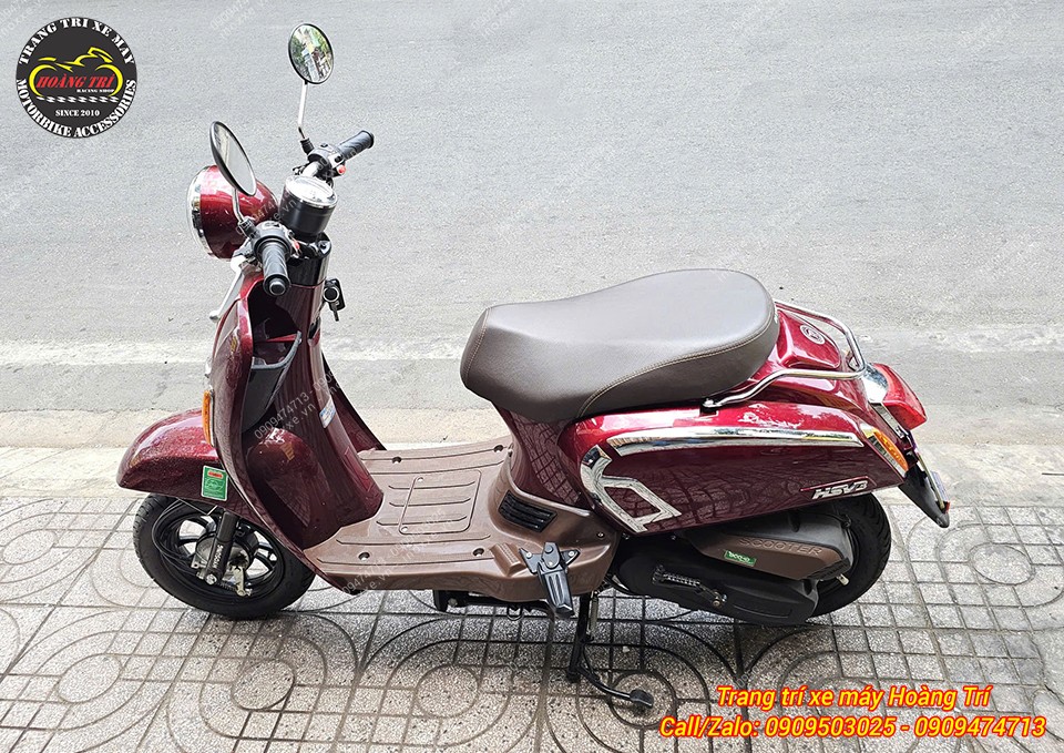 Gác chân sau cho xe Hyosung HSV-3 kiểu Vespa