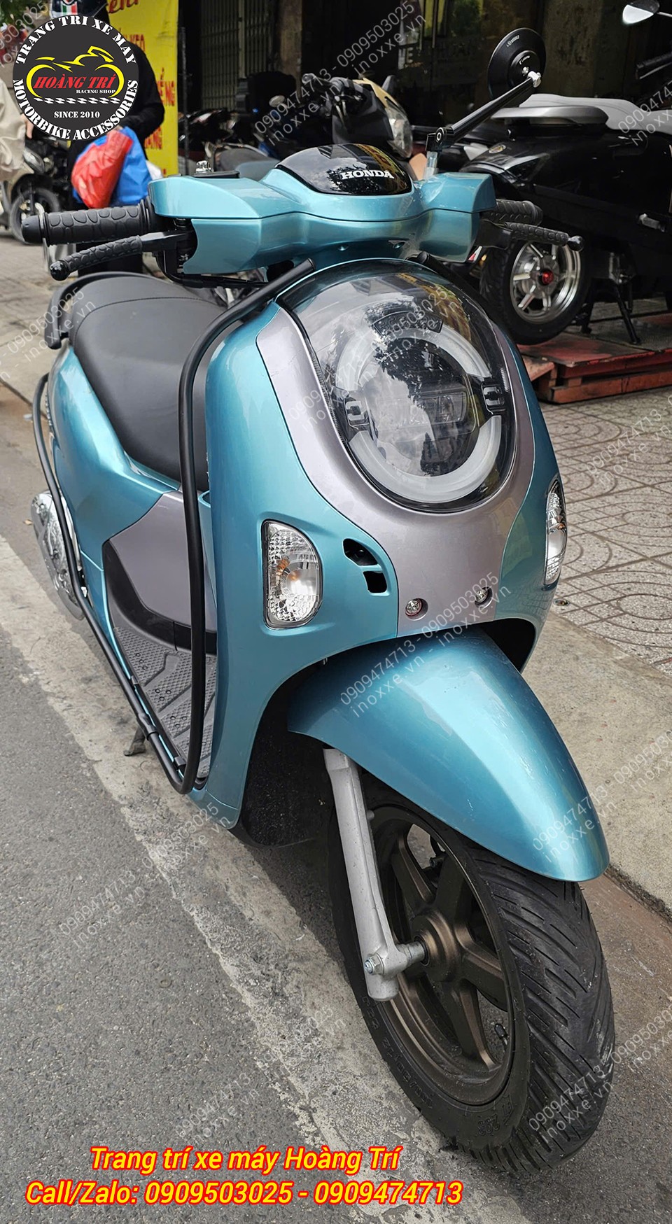 Khung bảo vệ xe Scoopy 2024-2025