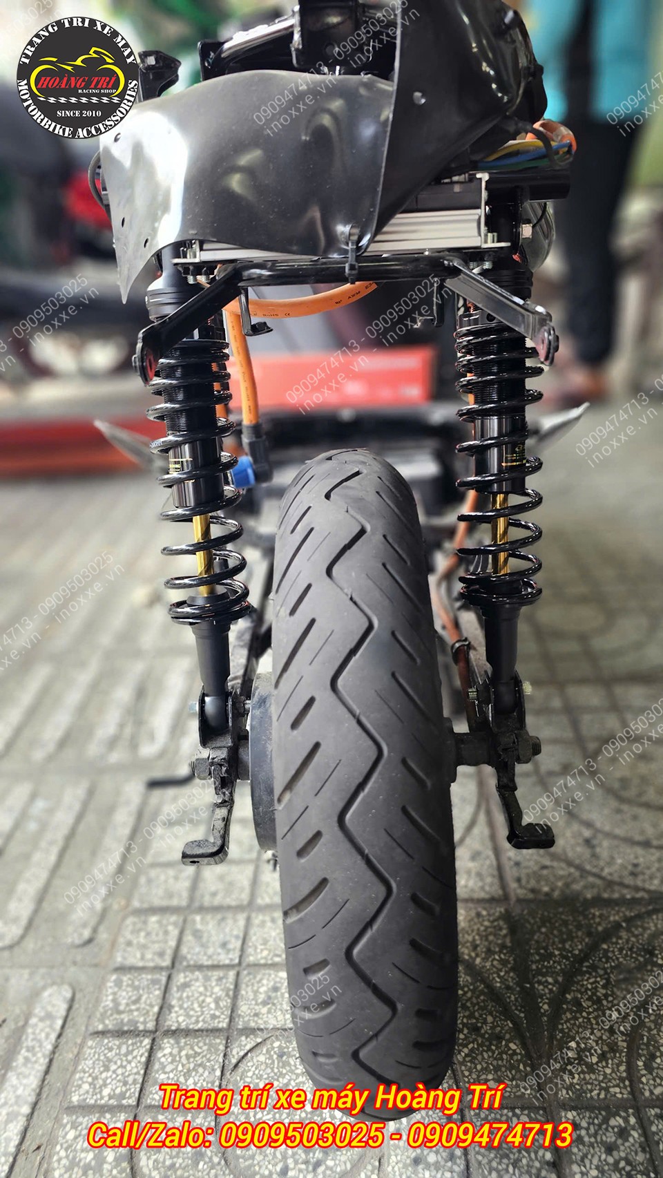 Phuộc sau Racing Boy series C cho xe Vinfast EVO