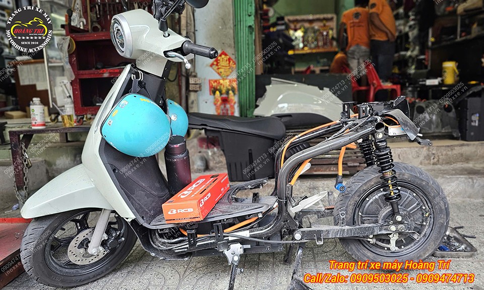 Phuộc sau Racing Boy series C cho xe Vinfast EVO